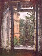 Adolph von Menzel View from a Window in the Marienstrasse china oil painting reproduction